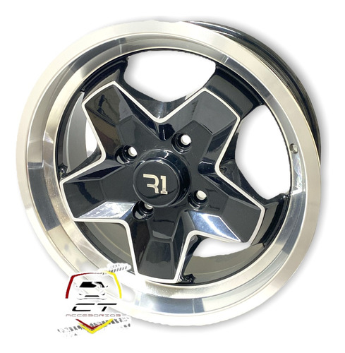 Kit De 2 Rines 17x7 4-130 P/volkswagen Vocho Sedan Todos  Foto 3