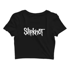 Cropped Slipknot Banda Musica Rock