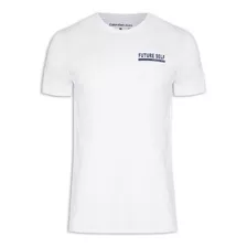 Camiseta Calvin Klein Masculina Future Self - Branca
