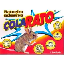 Ratoeira Adesiva Cola Pega Rato - Kit Com 3 Unidades