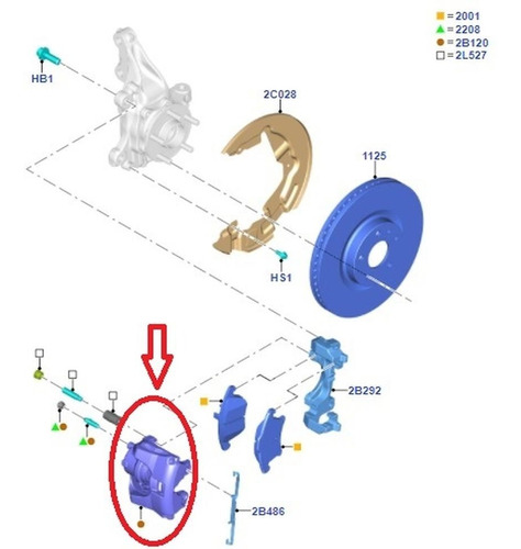 Mordaza O Caliper De Freno Izquierdo Ford Fusion 2013 A 2020 Foto 4