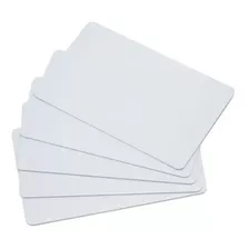 Kit 10 Cartão Pvc Sublimação Branco 5,5x8,5cm P Crachás