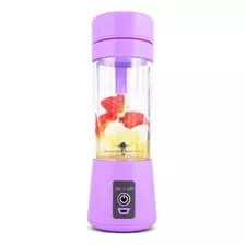 Liquidificador Portátil Knup Kp-ta01 380 Ml Con Usb Lilás