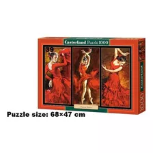 Rompecabezas Puzzle 1000 Pzas Castorland Bailarinas Carmesi 