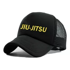 Boné Trucker Telinha Aba Curva Jiu Jitsu Artes Marciais 