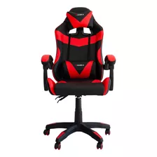 Cadeira Gamer Comfort Pop Reclinável Preto E Vermelho