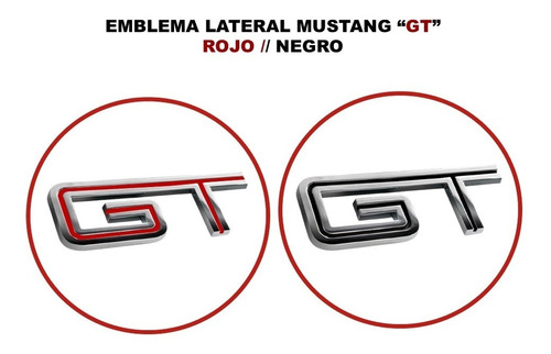 Emblema Lateral Mustang Gt Foto 7