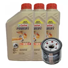 Kit Benelli Tnt 300 302 Trk502 Filtro Aceite + Castrol 15w50