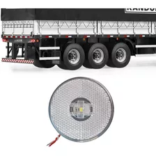 Lanterna Carreta Tipo Randon Led Bivolt 65mm S/ Suporte - Cr