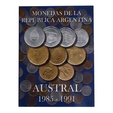 Nuevo! Album Para Monedas Argentinas 1985 - 1991 Australes