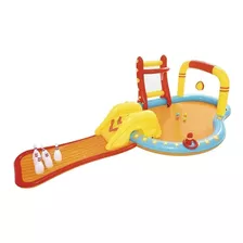 Pileta Inflable Bestway Centro De Juegos Tobogan Bolos 