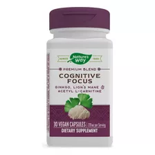 Nature's Way Premium Blend Enfoque Cognitivo Con Gingko, Mel