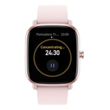Smartwatch Amazfit Fashion Gts 2 Mini 1.55  Caja De  Aleación De Aluminio  Pink, Malla  Flamingo Pink De  Silicona A2018