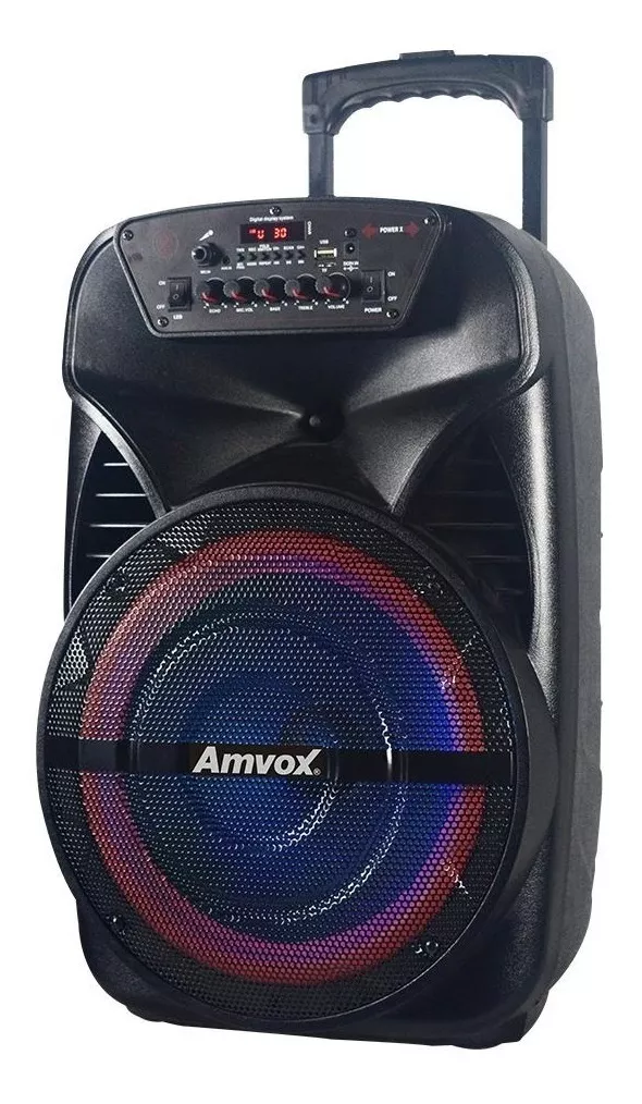 Caixa De Som Amplificada Bluetooth Aca 380 Viper 380w Amvox