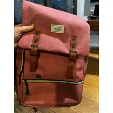 Mochila Femeninapara Lap Top Y Cuadernos Marca Euateo Rosa