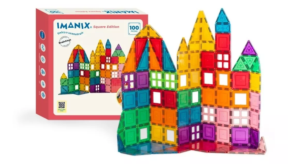 Imanix Square Edition 100 Piezas Magnéticas