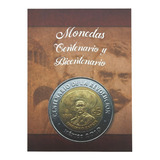 Álbum Para Monedas $5 Pesos Centenario Y Bicentenario México