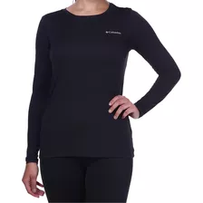 Camiseta Feminina Proteção M/l Neblina Preto G - Columbia