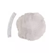 Cofias Plisadas Desechables (x100) Gorro Clip Doble Elástico
