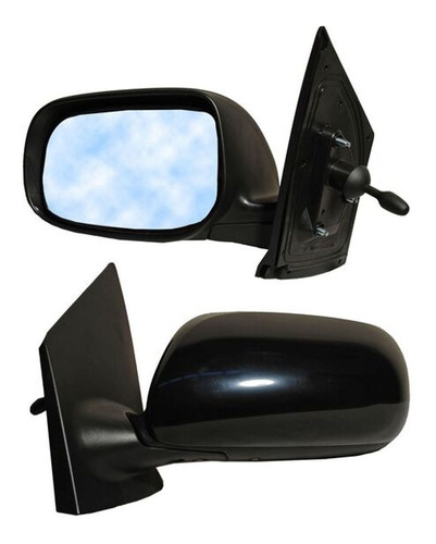 Espejo Retrovisor Lateral Toyota Yaris 4p 2007-2015 Manual Foto 2