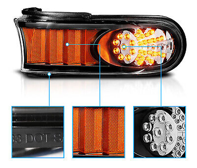 For 2007-2014 Toyota Fj Cruiser Black Led Bumper Corner  Rzk Foto 4