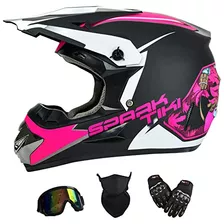 Casco De Motocross Jóvenes Y Niños, Cascos De Moto De...