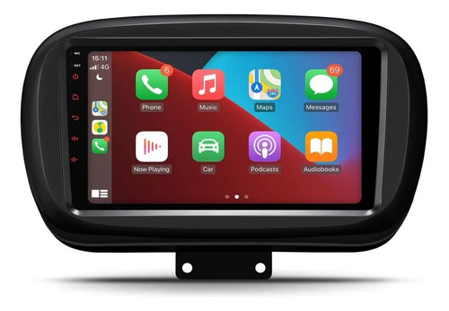 Android Fiat 500 2016-2019 Gps Bluetooth Carplay Usb Radio Foto 4