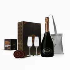 Experiencia Champagne Baron B 750ml Box Copas Negras