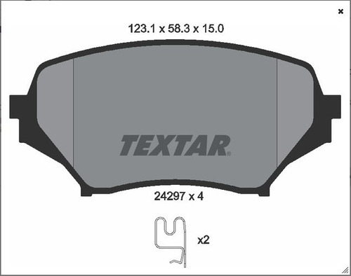 Balatas Delanteras Mazda Mx-5 Miata 2006-2015 Textar  Foto 3