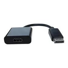 Cabo Adaptador Conversor Displayport Macho Para Hdmi Fêmea