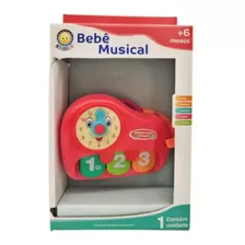 Piano 8 Melodias Cachorro Crianças Brinquedos Bebe Musica