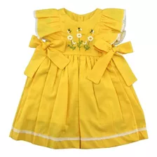 Vestido Florescer Margarida Amarelo