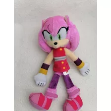 Peluche Original Amy Rose Sonic Boom Sega Tomy 20cm....... 