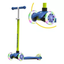 Patineta Scooter Blue Swagtron K5 Luz Led 3 - 6 Años