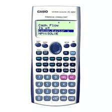 Calculadora Financiera Casio Fc-100v Color Plateado