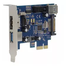 Tarjeta Pcie Usb 3.0 + Esata + Sata 3 + Usb Frontal 9 Pines