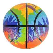 Balon De Basketball Ball Basquet Multicolor Arcoiris 