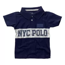 Camisa Polo Estampada Infantil Menino Tamanho 1 2 3 Anos