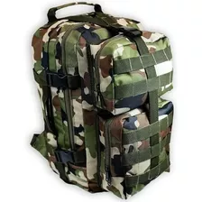 Mochila Táctica Asalto Trekking 50l Dinamic. Color Camuflado Diseño De La Tela Liso