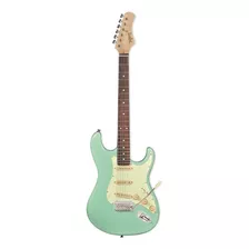 Guitarra Tagima T635 Classic Strato Surf Green Escala Escura