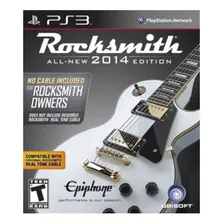 Rocksmith 2014 Não Inclui Cabo Para Guitarra Ps3 Lacrado