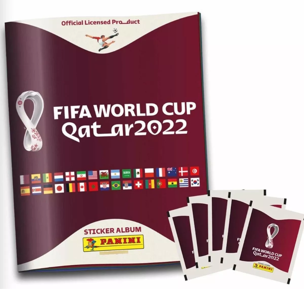 Álbum Tapa Blanda Fifa World Cup Qatar 2022 + 48 Sobres