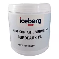 01 Corante Pó 500g Iceberg Vermelho Bordeaux