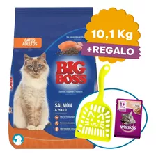 Alimento Big Boss Gato Adulto Salmón Y Pollo 10 Kg