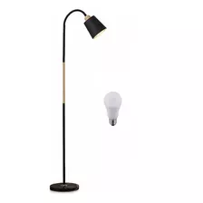 Lámpara De Pie Estilo Nórdico Flexible Moderna Vintage Led