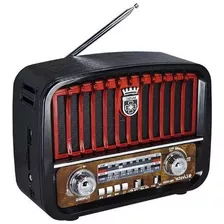 Radio Livstar Recarregavel Retro Bluetooth Amfm Usb Lanterna