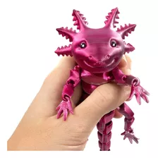 Brinquedo Axolote Articulado Fidget Toy Anti Stress 21cm