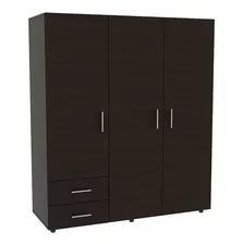 Closet Dassel 161 Alto X 140 Ancho Rta Color Wengue Color Negro