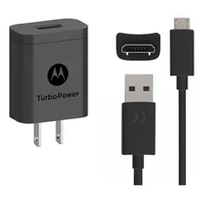 Turbo Cargador Motorola Original E5 E6 E7 Plus G8 Power Lite