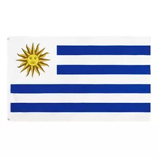 Bandera Uruguay 1.50x90cm.